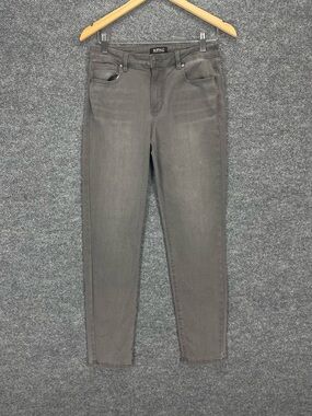 Buffalo David Bitton Jeans Womens 8/29 Gray Pursuit Mid Rise Skinny Soft Stretch